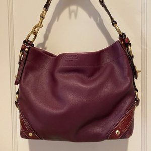 Vintage Purple Coach Bag Great Shape